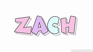 Image result for Zach Name Designed