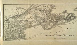 Image result for Intercolonial Railway Map