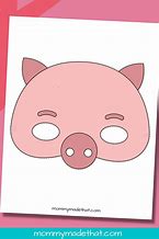 Image result for Pig Mask for Kids