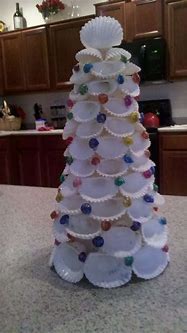 Image result for Christmas Crafts with Seashells