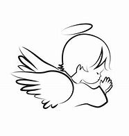 Image result for Baby Angel Praying Drawing