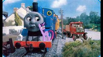 Image result for Grumpy Thomas the Tank Engine