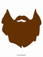 Image result for Beard Outline