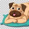 Image result for Pug Thanksgiving Cute Cartoon