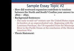 Image result for DBQ Thesis