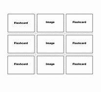 Image result for Flash Card-Size Template