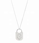 Image result for Tiffany Silver Lock Necklace