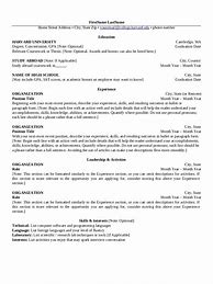 Image result for Harvard Resume Template Word Document