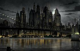 Image result for Batman Dark Knight Gotham City