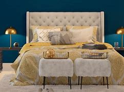 Image result for Navy Blue and Yellow Sitting-Room