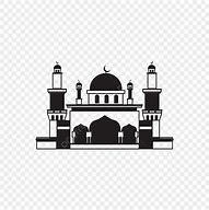 Image result for Masjid Kartun Hitam Putih