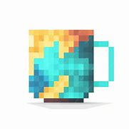 Image result for A Blue Mug Pixel