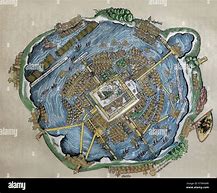 Image result for Map Tenochtitlan Aztec Capital