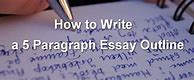 Image result for 5 Paragraph Essay Outline