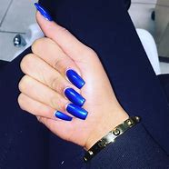 Image result for Blue Nail Designs with Diamonds