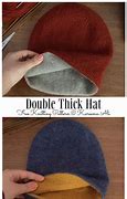 Image result for Double Knitting Hat Patterns Free