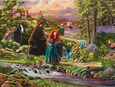 Image result for Thomas Kinkade Disney