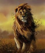 Image result for Powerful Lion Art