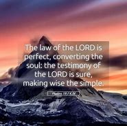 Image result for Psalms 19 7 KJV