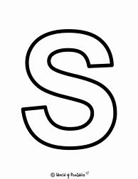 Image result for Letter S Tamplet