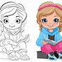 Image result for Girl Reading Book Digital Art