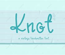 Image result for Knot Font