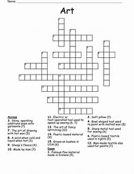 Image result for Printable Art Crossword Puzzles