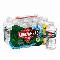 Image result for Arrowhead Water Bottle Ounces