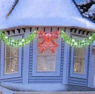 Image result for Outdoor LED Swag Christmas Lights