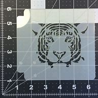 Image result for Tiger Face Stencil