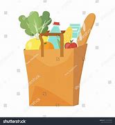 Image result for Grocery Bag Cartoon Plastic