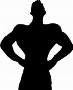 Image result for Muscle Man Silhouette