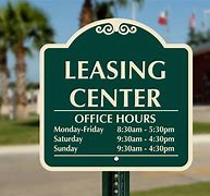 Image result for Leasing Office Signs