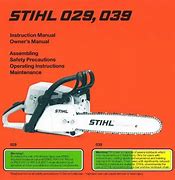 Image result for Stihl Chainsaw Specs Chart