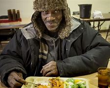 Image result for Homeless Eating