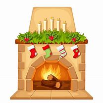 Image result for Christmas Fire Clip Art