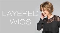 Image result for Layered Hair Wigs