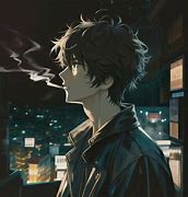 Image result for Anime Boy Smoking