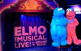 Image result for Sesame Place Elmo Puppet