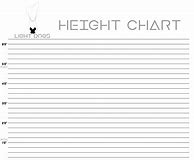 Image result for Height Chart Template