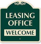 Image result for Leasing Office Signs