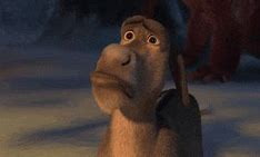 Image result for Shrek Donkey All Alone GIF