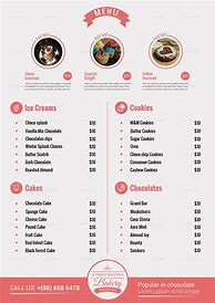 Image result for Bakery Menu Ideas