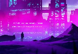 Image result for Dark Synthwave City Wallpaper