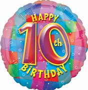 Image result for 10th Birthday Shurt