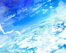 Image result for Anime Vertical Blue Sky