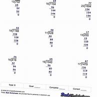 Image result for Long Division Worksheets with Answer Key