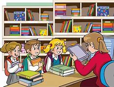 Image result for Student Library Clip Art