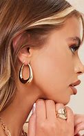 Image result for Oval Earrings