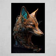 Image result for Cyberpunk Fox Art